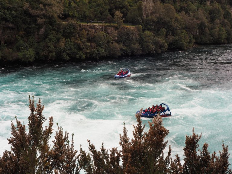 陶波胡卡瀑布 紐西蘭胡卡瀑布噴射快艇經驗 Taupo Hukafalls