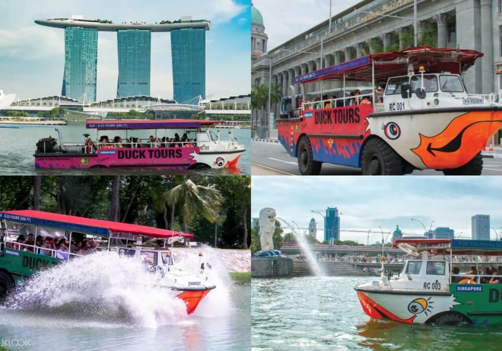 新加坡DUCKtours 水陸兩棲鴨子船